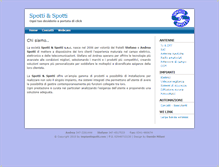 Tablet Screenshot of impiantispotti.com